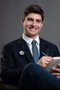 ensaio empresarial de médico